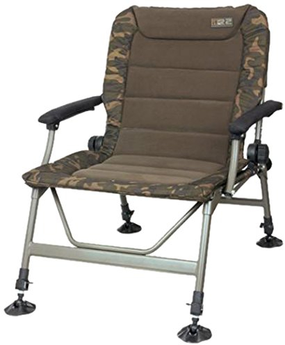Fox R2 Camo Chair Angelstuhl, Anglerstuhl, Karpfenstuhl, Campingstuhl, Stuhl zum Angeln für Angler