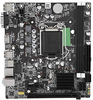 Diyeeni Carte mère d'ordinateur, Carte mère d'ordinateur de Bureau de Carte mère d'ordinateur de Bureau de LGA 1155 USB3.0 SATA pour Intel B75