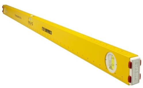 Stabila 29008 Wasserwaage, Typ 80AS | Kastenstrahl-Wasserwaage für genaue horizontale und vertikale Messungen, 20,3 cm Länge, Kat. Nein 29008