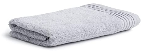 Möve Loft Uni mit Chenillebiesen Duschtuch 80 x 150 cm aus 100% Baumwolle (Spinair), Silver