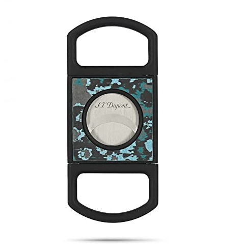S.T. Dupont Cigar Cutter - Carbon Glacial Cave, Black