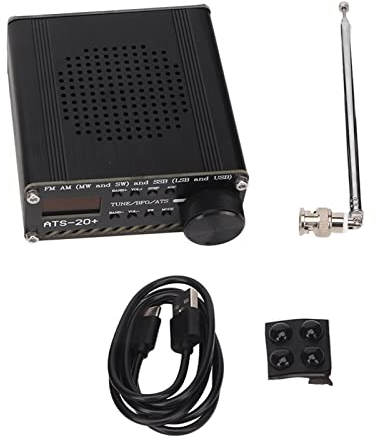 Radio Portable à Ondes Courtes, Récepteur Radio FM AM (MW SW) SSB (LSB USB), Récepteur Radio Portatif pour la Musique Radio de Camping en Plein Air