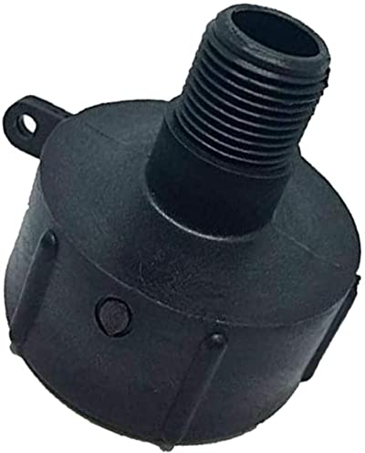 Boxonly 1000L IBC Water Tank Hose Adapter Fittings Tools Tap Cap Valve Parts & Connectors S60x6 Outlet Adaptor to 1 Inch