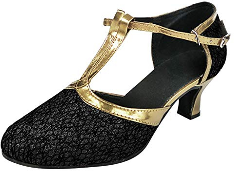 Chaussures de Danse Latine Femmes Salsa Bachata Moderne Chaussures de Danse de Salon Mariage Soirée Dansante Chaussures de Jazz pour Femmes Souple pour Dames