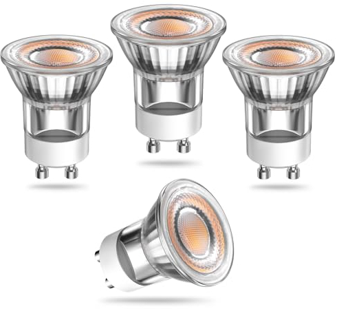TobeBright Mini Ampoules LED GU10 2W, MR11 Ampoules Spot LED GU10 Blanc Chaud 3000K 150 Lumen, Equivalent 15W Angle de Lumière 36°, Ampoule GU10 LEd Efficacité Energétique, Non-Dimmable, Lot de 4