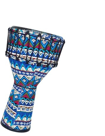 Djembe Trommel Standardmäßige 10-Zoll-Tuchkunst, Afrikanische Trommel, Anfänger, Erwachsene, Professionelle Afrikanische Trommelpercussion (Color : A)