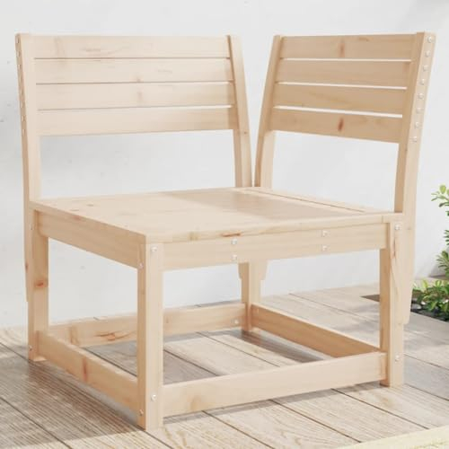 AJJHUUKI Wohnartikel, Gartensofa-Ecke, 73 x 73 x 78 cm, massives Kiefernholz, Anzugmöbel