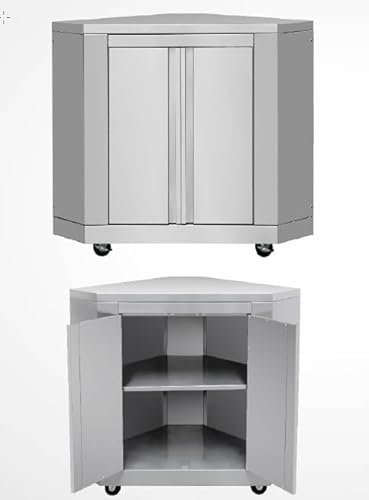 Ondis24 Edelstahl- Eckschrank für Outdoor-Küche