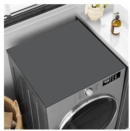 GIDWRIY Cubre Lavadora 60 X 60 cm,Tapete para Lavadora Antideslizante,Cubierta Lavadora Protectora Polvo Carga Superior,Funda para Lavadora Absorbente,Alfombra para Lavadora Superior para Refrigerador