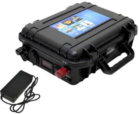 HJGHY 12v,80Ah, Batería para propulsor de hélice de 12 V, 60 Ah, 80 Ah, 120 Ah y 150 Ah; batería de Litio Marina para hélice de Barco de Pesca de 24 V, 60 Ah, 100 Ah, 150 Ah y 200 Ah.