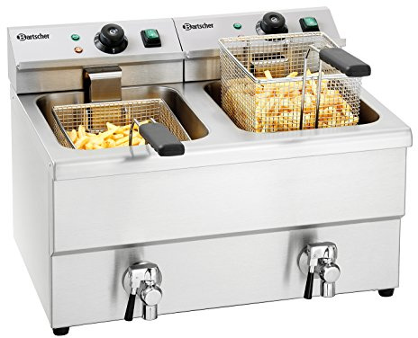 Bartscher Fritteuse Imbiss II 2x8L TG Hahn 85167920 Art. A150207