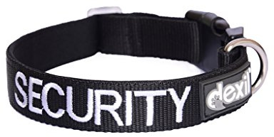 Sicherheitshalsband Schwarzfarbig Kodiert, S-M, L-XL, Neopren, Gepolstertes Hundehalsband, verhindert Unfälle durch Vorwarnen anderer Hunde in Advance