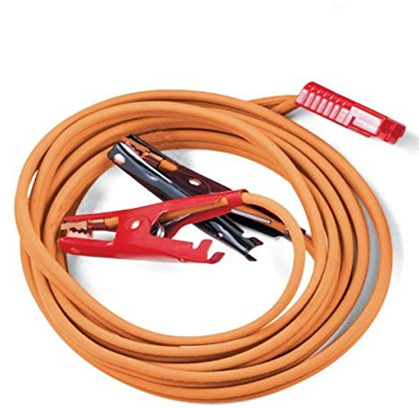 WARN 26771 Winch Accessory: Quick Connect Booster Power Cable with Connector Clamps, 16' Length