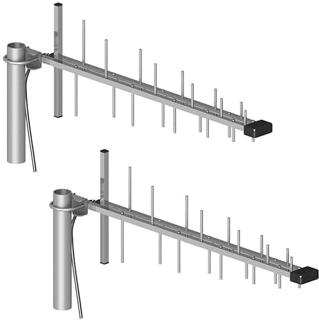 Antenne Richtfunk 2X LTE 12dB 10m Kabel für Huawei B1000 B390S