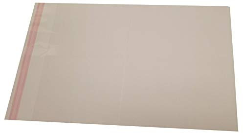 100 OPP Adhäsionsverschlussbeutel Raschelbeutel Knisterbeutel 250x350 Folienversandtaschen Folien Tüten Flachbeutel Klebestreifen