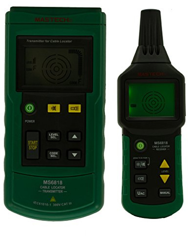 Mastech MS6818 Tragbare Profi Digital Leitungssuchgerät Kabelfinder Detektor