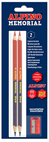 Alpino LE000018 - Blister 2 lápices y sacapuntas