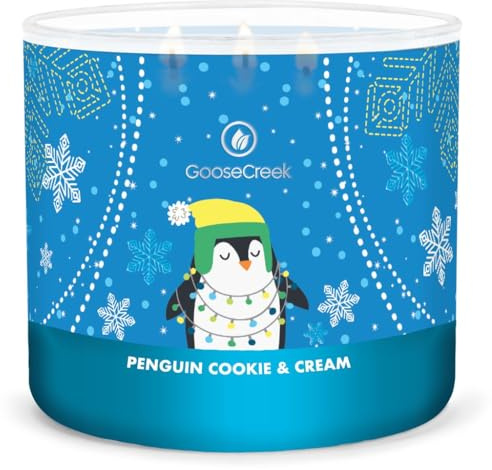 Goose Creek Candle® Penguin Cookie & Cream 3-Docht-Kerze 411g