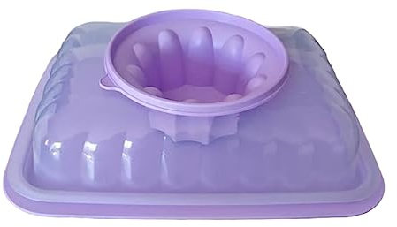 Tupperware Moule à gelée rectangulaire Jumbo - 3 L/12,5 tasses - Violet