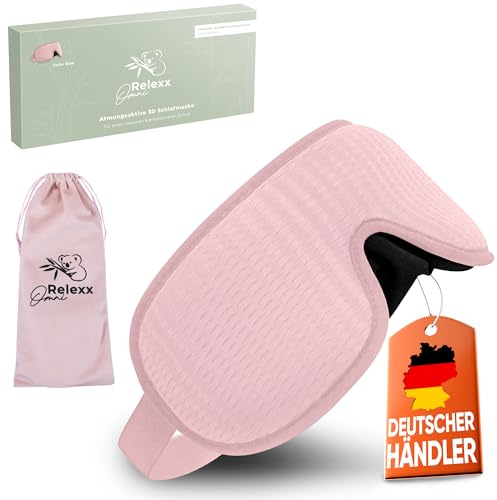 Schlafmaske Augenmaske Schlafbrille für Damen Herren Sleep Mask | Schlafmaske Augenmaske Schlafbrille für Damen Herren aus Memory Foam 3D Augenaussparung Sleep Mask Eye Mask (RO)
