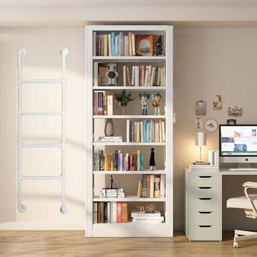 Büro-Bibliotheks-Aufstiegsleiter, Ausstiegsleiter Keller Dachgeschossleiter für den Innenbereich, 3,3–9,8Fuß große Ausstiegsleiter Fensterbrunnen Etagenbett Wohnmobil-Leiter Garagenleiter Außenbereich