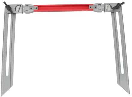 Stair Tread Template Tool, Aluminum Alloy Stair Tread Gauge Measuring Tool, Stair Tread Gauge Measuring Tool Jig for Accurately Measuring Angle Length Depth