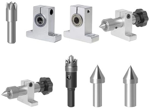 DIIOOMIEEU Fiore Ditale Punta Da Trapano Tornio Contropunta Centro Centro Rotante Centro Strumenti Lavorazione Del Legno Alto Cuscinetto