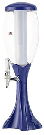 Dispensador de bebidas a presión - Torre de cerveza brillante, tubo de hielo para grifo | Dispensador de bebidas, licor, whisky, té helado de limonada, suministros para eventos de Pub Domi