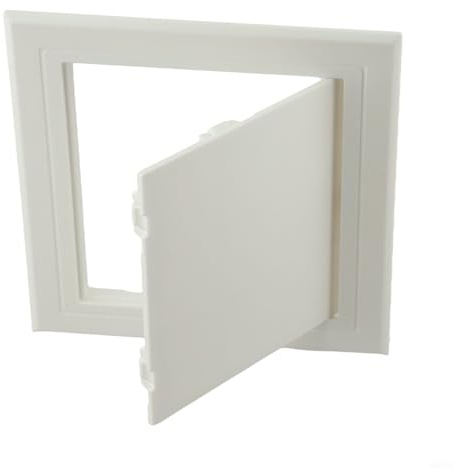 Revisionsklappe Revisionstür Revisionsöffnung Abdeckung für Abzweigdose Deckel ABS Tür Revision Luke Kunststoff Wartungsklappe (150x150mm)