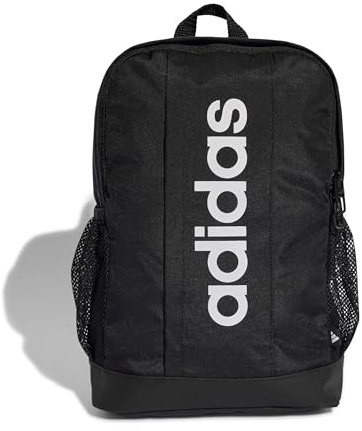 adidas Unisex - Bambini e ragazzi Kids Linear Backpack, black/white, One size