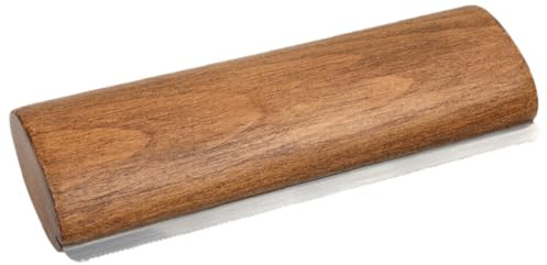 Gatuida Pferdebürste Und Metallschaber 20cm Aus Holz Ergonomischer Griff Zur Pferdepflege Haar Und Schmutzentfernung Für Pferde Katzen Und Hunde