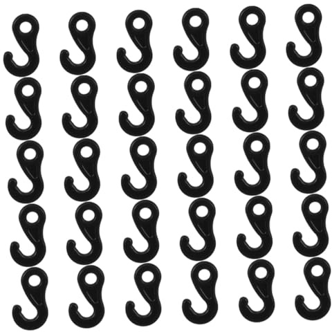 Sosoport 30pezzi Ganci di Fissaggio per Teloni in Plastica Ganci Antivento per Tende da Campeggio Multiuso per Tende Esterne Piccoli Accessori di Fissaggio
