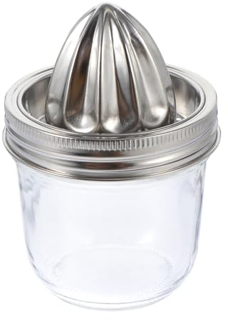 BRIGHTFUFU Presse-agrumes Inox Compact Manuel pour Citrons Oranges et Autres Fruits Outil de Cuisine Léger et Facile à Utiliser Presse-fruits Portable pour Maison et Cuisine