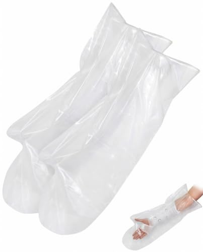 VAEIORP Protector Escayola Brazo 2 Uds para Manos, Funda Impermeable Silicona con Cierre Hermético, Reutilizable para Ducha Segura y Evitar Irritación de la Piel
