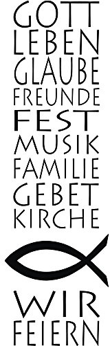 Rayher Hobby 28755000 Butterer Holzstempel Einladung, 4 x 12 cm, Stempel mit christlichem Text für Einladungskarten bei Hochzeit, Taufe, Kommunion, Konfirmation