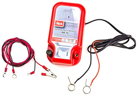 DEMA Weidezaungerät Elektrozaungerät Mammut 12 Volt – Leistungsstarkes Weidegerät für Tierhaltung, zuverlässige Elektrozaunanlage für Pferde, Rinder und andere Nutztiere