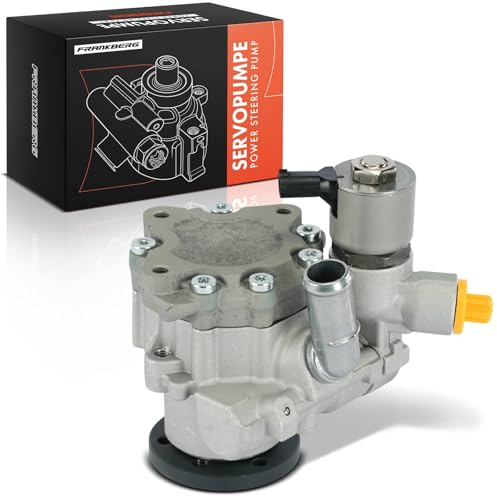Frankberg Servopumpe Hydraulikpumpe Lenkung Ohne Riemenscheiben Kompatibel mit 1er E82 E88 135 3.0L 2007-2013 3er E90 E91 E92 E93 335 3.0L 2006-2013 Benzin Replace# 32416779245