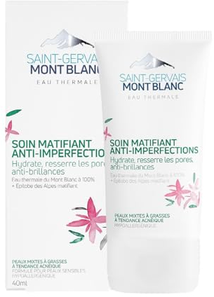 Saint-Gervais Mont Blanc - Trattamento opacizzante anti-imperfezioni per pelle da mista a grassa - 40 ml
