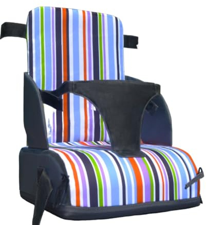 Kinder Sitzkissen Sitzerhöhung Stuhl, Fansu Baby Tragbar Sitzkissen Sicherheit Design Verstellbar Zerlegbar Kleinkinder Esszimmerstuhl ErhöHen Pad Esszimmer Boostersitze (Farbe Maler,44x28x28cm)