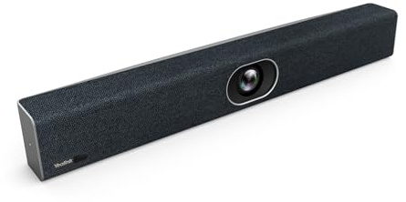 Yealink UVC40 4K All-in-One USB Video Bar für kleine Besprechungsräume - 20MP, FoV 133°, Speaker-Tracking, 8x e-PTZ