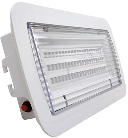 LED ATOMANT 2x Luz de Emergencia LED 8W Empotrar/Superficie 450lm IP65 | 2 Horas de Autonomía, Impermeable, Ideal para exteriores