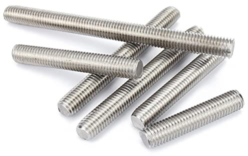 CONPHERON Gewindestange M12 Edelstahl Voll Gewindestangen Bar Stab Stehbolzen M12×60mm, 2 Stück