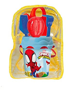 Smoby- Mochila de Playa de Spidey y Sus Amigos (7000862165)
