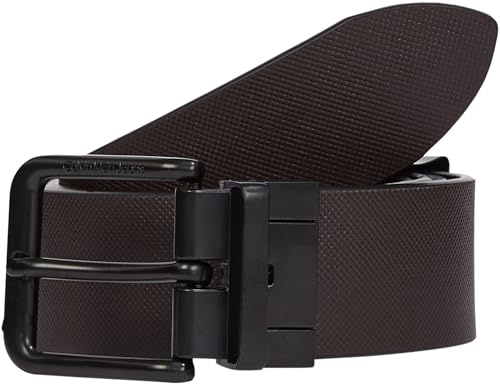 Calvin Klein Jeans Herren Gürtel Classic Leather Belt Eckige Schnalle aus Leder
