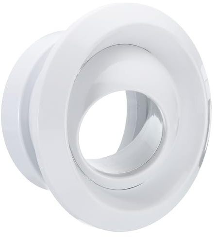PATIKIL 6 Rotondo Aria Sfiato Regolabile Sfera Getto Ugello Diffusore Soffitto Diffusore Sfiato Cover ABS Soffitto Sfiato per Bagno Cucina Salone Ventilazione