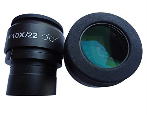 Mikroskop 10 x zoom stereomikroskop plan högt ögonpunkt okular brett fiol okular med justerbart synfält