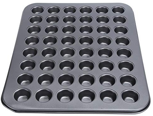 Molde para Muffins, 48 ​​tazas, Antiadherente, Mini Molde Redondo para Magdalenas, Bandeja para Magdalenas, Utensilios para Hornear, Accesorio de Cocina