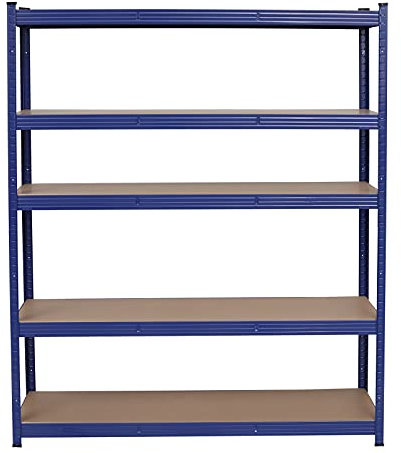 Scaffale di scaffale Boltless dell'unità della scaffalatura del garage del metallo resistente per la marca blu di NC di colore di stoccaggio della tettoia