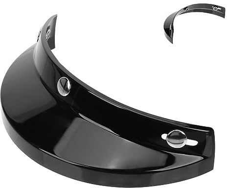 Ciieeo Visière De Casque Moto Vintage à Trois Clips Pare-soleil Protecteur Extérieur Compatibilité Multiples Casques Homologués Anti-buée Et Facile à Installer Accessoire Homme