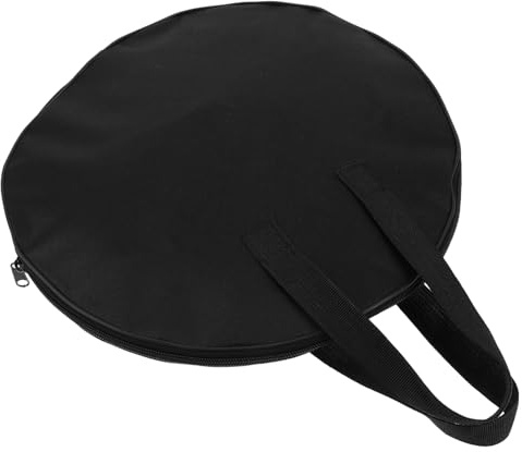 BESTonZON Drum Pad Carry Bag with Handle 12 Black Cloth Storage Case for Snare Drums and Percussion Instruments